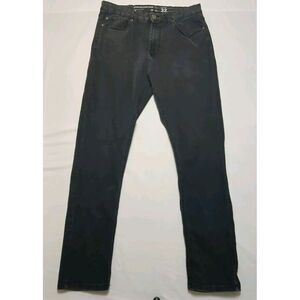 Lifted Research Group Men's 32 X 30 Black Cotton Stretch Jeans LRG‎ patches